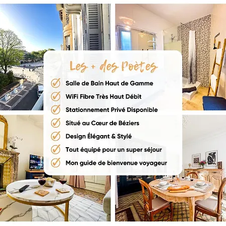L'haussmannien - Elegance & Confort, Vue Parc En Centre-ville, Climatisation Et Parking Prive *